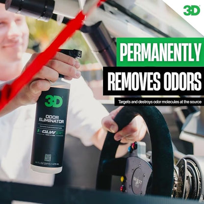 3D Odor Eliminator, GLW Series | Ultra Powerful Air Freshener | Long Lasting Odor Relief | Neutralizes Unwanted Smells | Fresh Scent | DIY Car Detailing | 16 oz