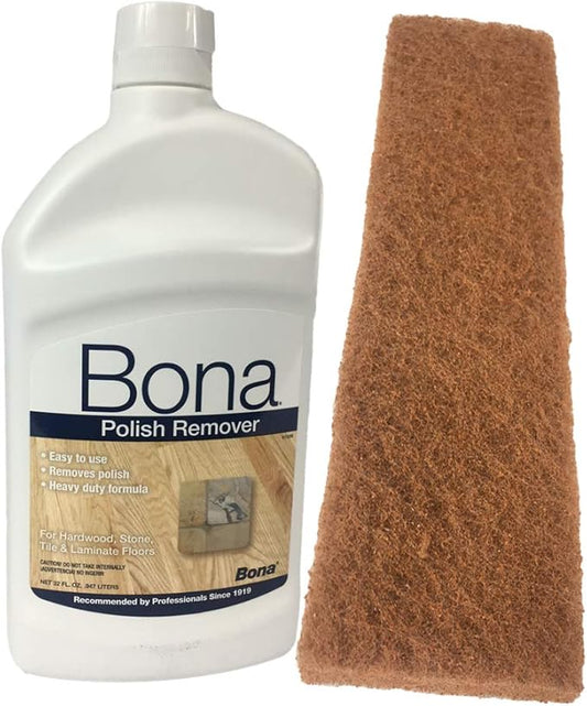 Bona Floor Polish Remover - Covers 200sqft - 32 Fl Oz