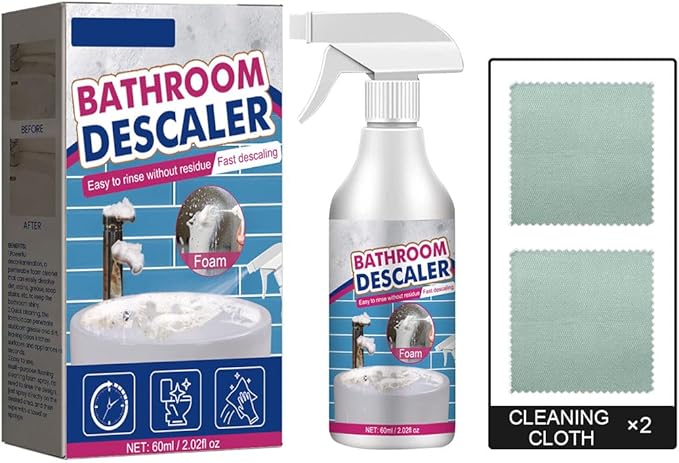 Bathroom descaler foam cleaner, Stubborn Stains Cleaner, Fresh Scents, For Glass, Bathtub, Hand basin， All Purpose Bubble Spray