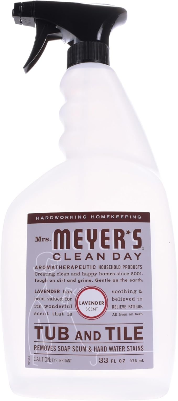 Mrs. MEYER'S CLEAN DAY Tub and Tile Cleaner, Lavender, 33 Fluid Ounce