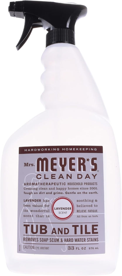 Mrs. MEYER'S CLEAN DAY Tub and Tile Cleaner, Lavender, 33 Fluid Ounce