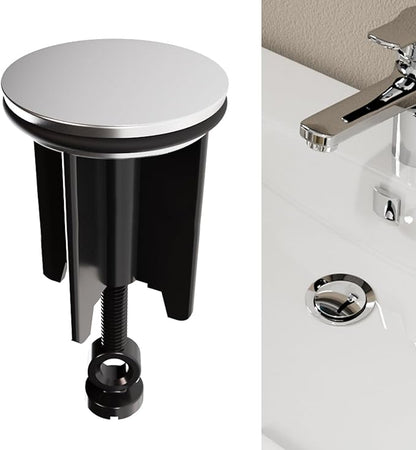 Bathroom Sink Stopper Drain Plunger Replacement Manual Lift Drain Plugs Drain Filter Wash Basin Sink Plug