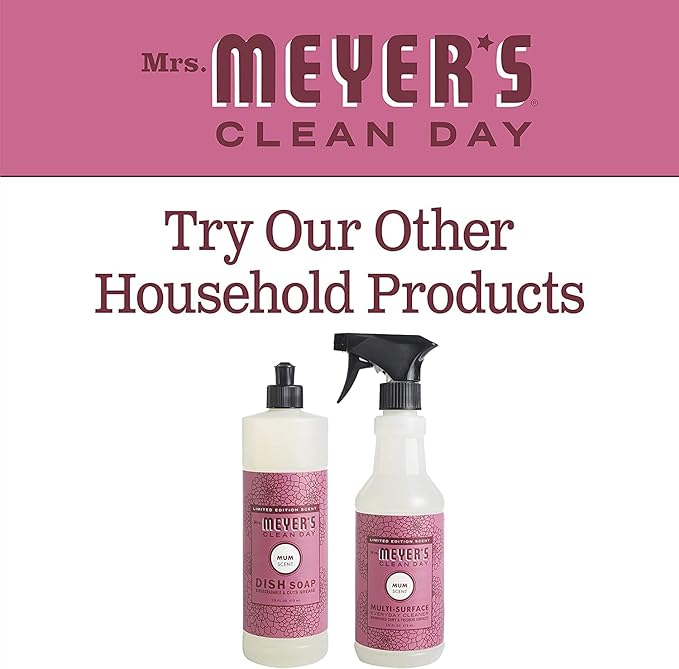 Mrs. MEYER'S Clean Day Liquid Dish Soap, Mum, 16 Fl Oz. (Pack of 3)