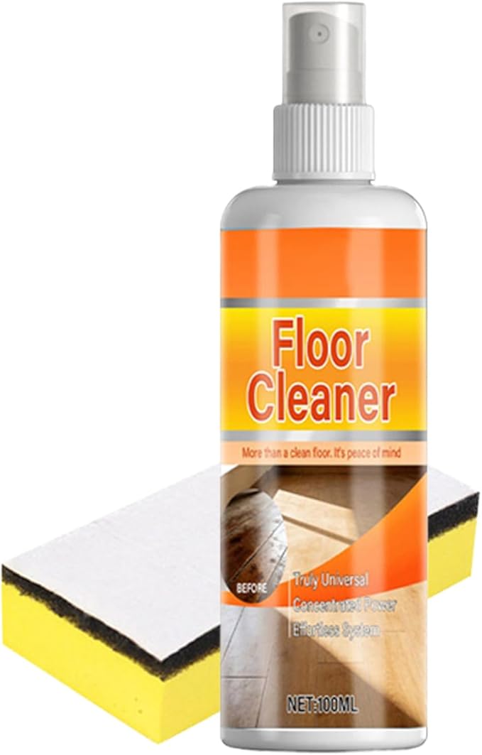 Floor Cleaner Spray – Scented Tile Washing Solution for Daily Care | 100ml Stain Removing Formula with Fresh Easy Spray Action & Home Friendly Use for Kitchen Living Room Bedroom and Common Area