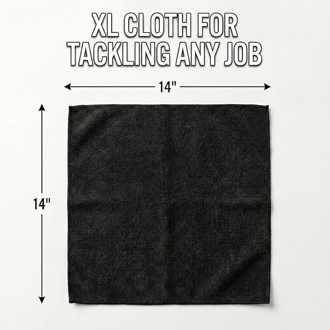 Bickmore 2-Pack Lint-Free Application Cloth for Leather Cleaner, Conditioner, and Polish | Scratch-Free Microfiber Towel for Smooth Application of Leather Care Products