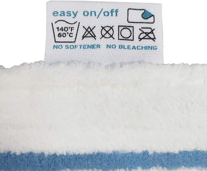 5 Pack Washable Pads Replacement/Fit for Black+Decker Steam Mop 1600 Series, HSMC1300FX HSMC1321 HSMC1361SGP BDH1855SM BDH1760SM BDH1765SM BDH1720SM BDH1725SM Model # SMP20