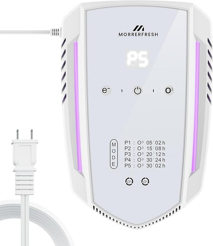 Cat Litter Deodorizer & Ozone Odor Eliminator, Pet Odor Eliminator Air Purifier for Home, Plug-in Litter Box Deodorizer for Strong Cat Urine & Poop Smell, 5 Modes for Cat Room, Kitchen, Toilet