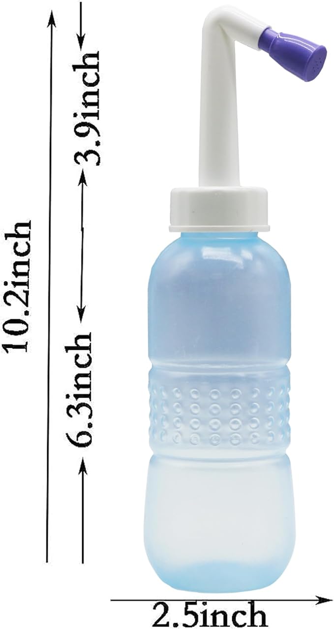 Portable Handheld Personal Hygiene Refresher Toilet Butt Cleaner Travel Bidet Spray Bottle for Home 450 ml.
