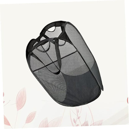 Levemolo Square Laundry Basket Folding Storage Basket for Clothes Black Laundry Hamper Rolling Wheels Capacity