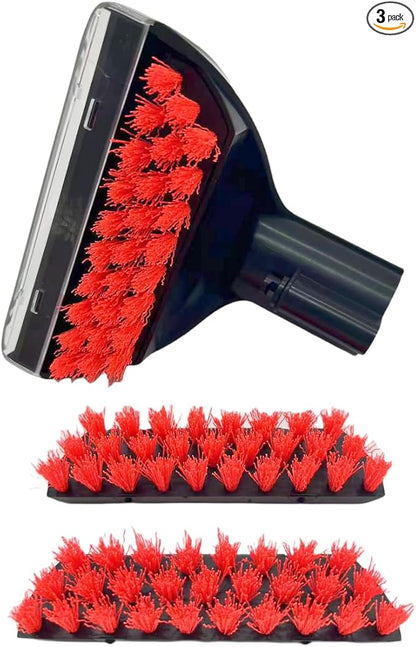 Upgraded 5.3in 1400B Little Green Machine Multi-Purpose Tools Stair Brush Replacement Parts Compatible for 1400B 3194 3353 2458 3588F 1986 1425 2513E 3624 Tough Stain Brush Tool Attachments(Black 1+2)