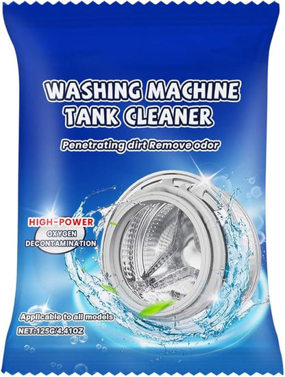 Washing Machine Tank Cleaner - Washer Machine Cleaner Powder for Front Loader & Top Load Washer, Septic Safe Deep Cleaning Residue & Odor Eliminator (1, 1pc)