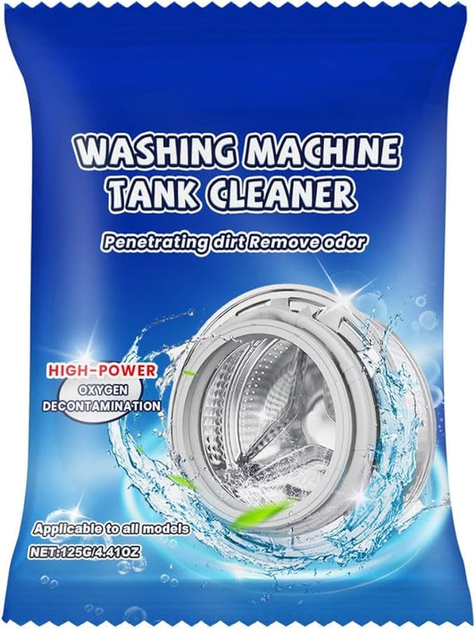 Washing Machine Tank Cleaner - Washer Machine Cleaner Powder for Front Loader & Top Load Washer, Septic Safe Deep Cleaning Residue & Odor Eliminator (1, 1pc)