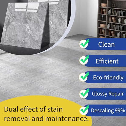 500ml Granite Cleaner Marble Stain Remover Quartz Countertop Stain Remover Tile Descaling Agent Stone Stain Cleaner - Powerful Cleaning Agent for Granite, Marble, Quartz, Tile