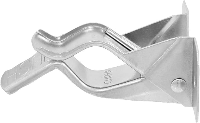 Heavy Duty Metal Gaint Spring Grip Clamp Tool Hanger Wall Orgainzer for Garage Closet Brooms and Mops Wall Mount Holder (Pack of 2)