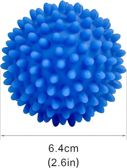 Eco Laundry Dryer Balls Reusable Silicone Soft Washing Balls Fabric Softener Alternative for Quick Drying (4 Packs)