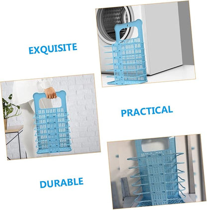 Foldable Wall Mount Laundry Basket Organizer for Small Spaces Large Clothes Hamper for Bathroom Nursery Bedroom and Laundry Storage Space Saving Foldable Dirty Clothes Bin