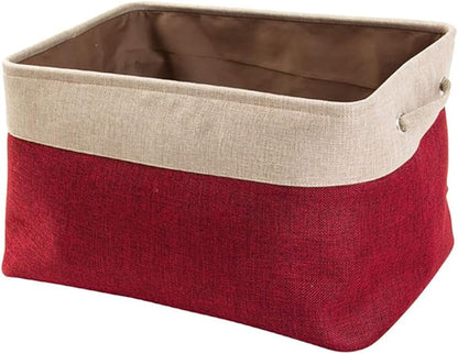 Forart Laundry Basket Storage Baskets Double Layers Storage Box Canvas Toy Organizer