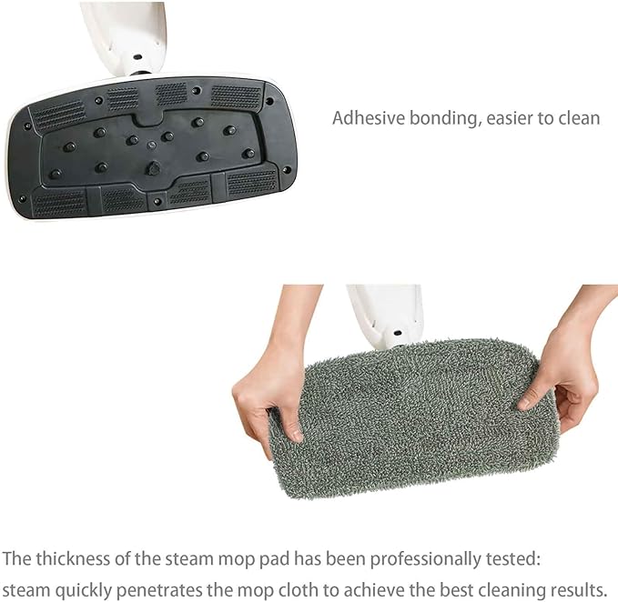 4 Pack Steam Mop Pads for GorFanty GF-6610B/GF-6610, Neugo NE033/NE033M & Mxnsewr, Washable Microfiber Steam Mop