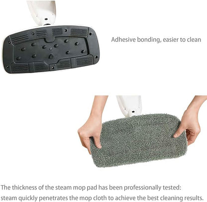 4 Pack Steam Mop Pads for GorFanty GF-6610B/GF-6610, Neugo NE033/NE033M & Mxnsewr, Washable Microfiber Steam Mop