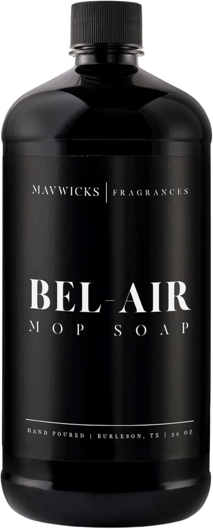 Fragrances - Luxury Mop Soap (Bel-Aire) 32 Oz – Bel-Air Scented Floor Cleaner for Mopping – Pet Safe, Best Smelling Mop Detergent for All Surfaces