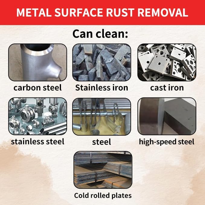 Stainless Steel Rust Stain Remover & Cleaner 2.2LB - Quickly Cleans Stainless Steel Appliances, Furniture, Commercial Equipment, Grills, Sinks, and Tools | Powerful & Safe Metal Rust Remover