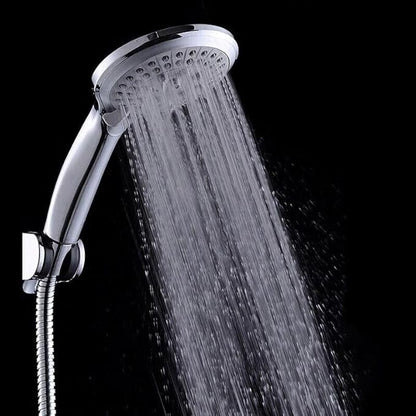 Shower Head - High Pressure 5 Setting Shower Heads, Multi-Functional Chrome Finished Bathroom Rainfall Shower Head With Handheld Spray & 5Ft Shower Hose For Luxury Shower Experience