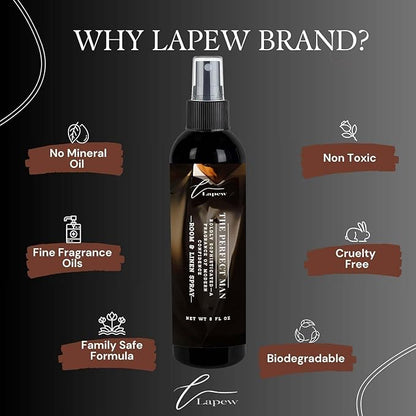 Lapew Room & Linen Spray | Fragrance Mist for Home, Car & Office | Fabric & Air Freshener | Neutralizing Mist | Made in USA | The Perfect Man
