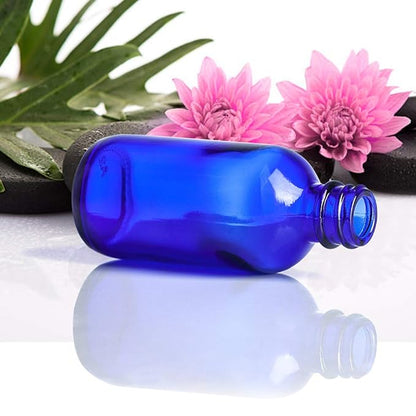 Wedama Spray Bottle, 2 oz Fine Mist Glass Spray Bottles, Little Refillable Liquid Containers for Watering Flowers Cleaning (16 Pack, Blue)