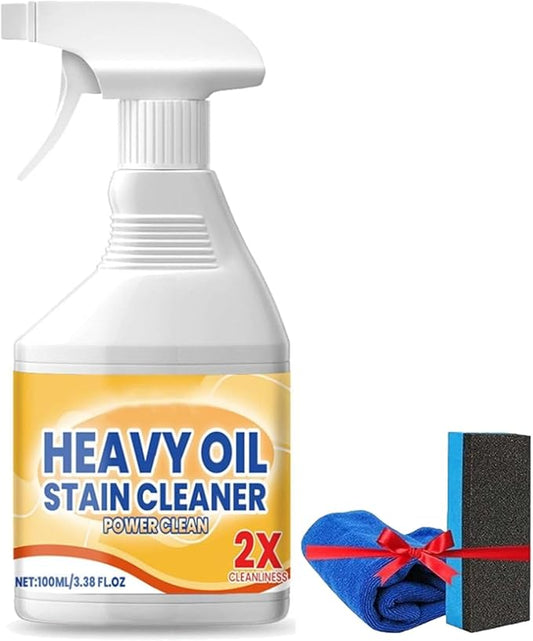 Kitchen Cabinet Cleaners and Polishers, Kitchen Heavy Oil Cleaner Spray, Grease Remover, All Purpose Kitchens Heavy Oil Cleaning Agent for Stove, Oven, Dishwasher (1 Pc)