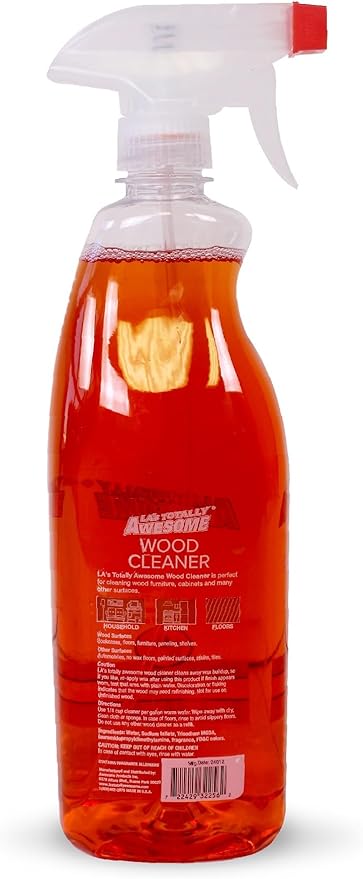 La's Totally Awesome All Purpose Cleaner 64 oz + Wood Cleaner Plant-Derived Spray 32oz (Pack of 3)