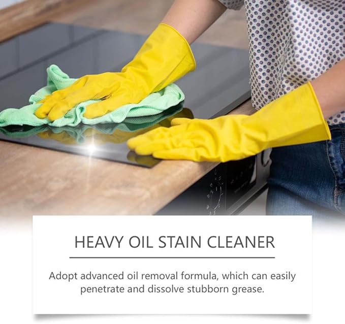 Heavy Duty Degreaser Cleaner Spray, Powerful Clean Kitchen Oil Stains Spray, All Purpose Kitchen Heavy Oil Cleaning Agent, Oil Enemy Foaming Cleaner, for Countertops, Ovens, and Appliances
