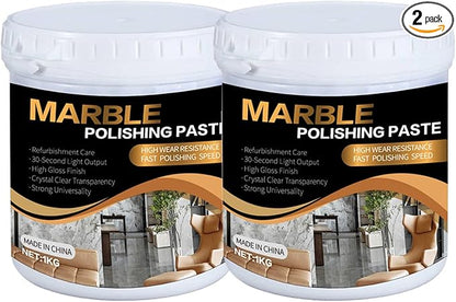 Marble Polishing Paste Kit, Marble Polishing Compound, Countertop Cleaner, Quartz Polish, Sealant & Protector For Marble Countertops, Floors, Walls