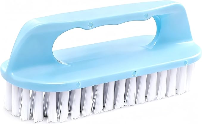 1 Pack Scrub Brush for Cleaning with Stiff Bristles Cleaning Brush for Bathroom, Carpet, Kitchen