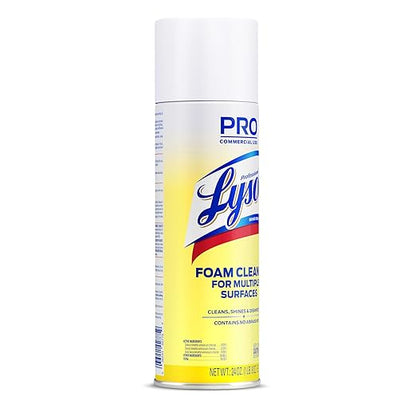 Lysol Professional Foam Cleaner for Multiple Surfaces, 24 Ounce