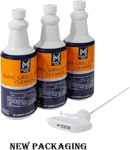 2 Pack Value Pack Oven, Grill and Fryer Cleaner (32 oz, 3 pk.) Total 6 Pack (192 oz)
