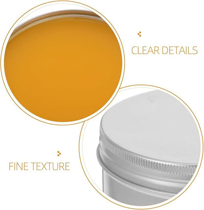 VALICLUD Beeswax Wood Polish Paste Wax 200g with Sponge Solid Wax for Hardwood and Laminate Floor Care Furniture Polish Restorer Enhances Natural Wood Finish