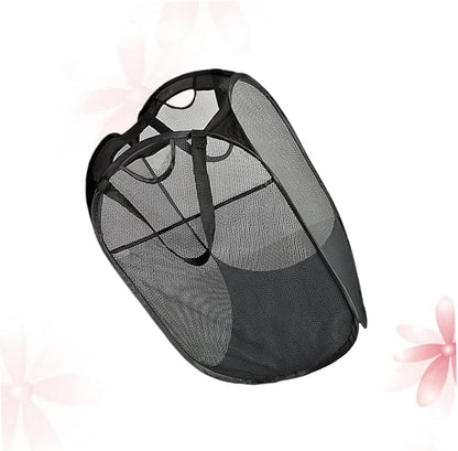 Levemolo Square Laundry Basket Folding Storage Basket for Clothes Black Laundry Hamper Rolling Wheels Capacity