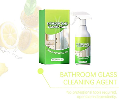 Bathroom Cleaner Spray - Multipurpose Tub Grout Spray, Toilet Sink Mirror Cleaner with Anti-Fog and Stain Removal, Glass Porcelain Floor Wall Ceiling Drain Basin Mist for Home RV Kitchen Bathroom