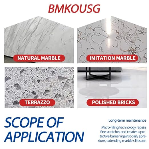 Granite Gloss Conditioner, Marble Polishing Paste, Quartz Polishing Compound, Professional Marble Polish, Polishing Kit - Easily Restore the Gloss of Stone