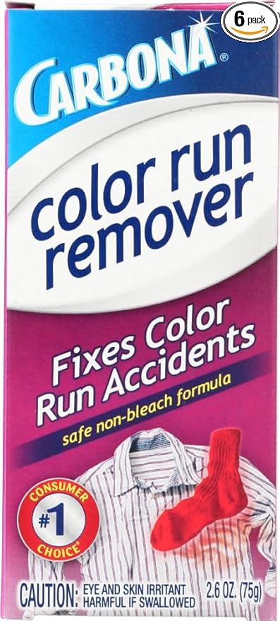 Carbona Color Run Remover - Single Garment-2.6 oz (Pack of 6)