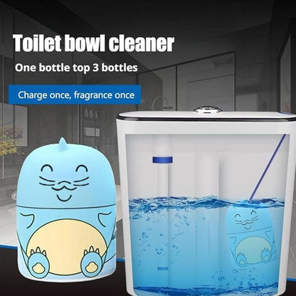 Cute Dinosaur-shaped Magic Toilet Cleaning Bottle, Toilet Cleaner & Toile-t Deodorizer Wonder, Cleaning Tank Cleaner With Ocean, Jasmine, And Peach Scent Leaving Looking Fresh