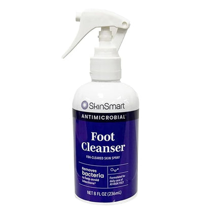 SkinSmart Daily Foot Cleanser for Advanced Foot Hygiene 8 ounce Spray