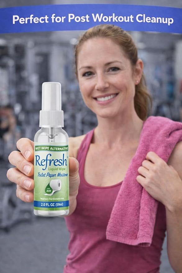 Refresh Liquid Wipe: Toilet Paper Spray (Original Spray, 2 Fl Oz (3 Pack))