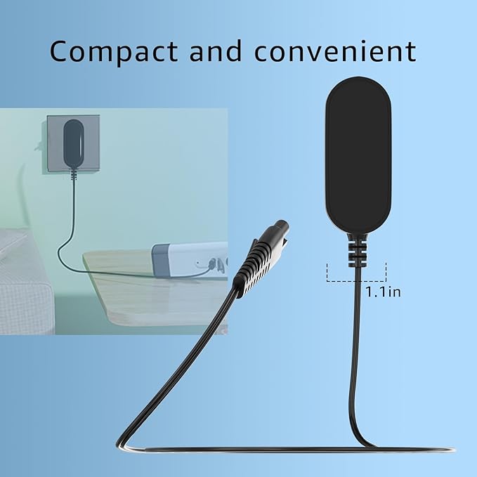 Replacement Charger for Voweek Electric Spin Scrubber VWS211/SP02, Compatible with LABIGO Cordless Cleaning Brush LA1 Pro Model KS-2619 Replacement,9V AC Adapter Power Supply Cord