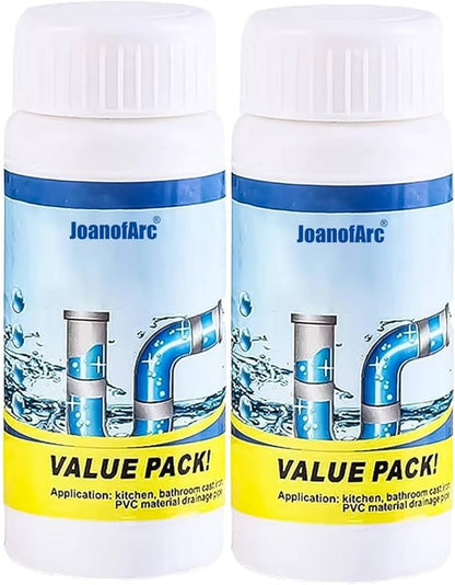 Sink and Drain Cleaner Powder, Pipeline Dredging Agent, Kitchen Unblocker, Powder for Kitchen Toilet for Kitchen Bathroom Pipes Floor Drains, Drain Clog Remover for Routine Home Plumbing Maintenance