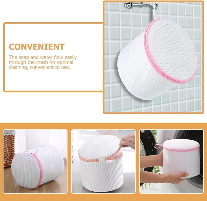 3pcs Mesh Laundry Bags for Delicates and Underwear Washing Bags with Anti-deformation Design for Washing Machine Use