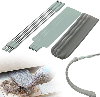 Retractable Gap Dust Cleaner, 2025 New Extendable Microfiber Duster with Bendable & Removable Head, Washable Dusting Brush for Home, Kitchen, Car & Hard-to-Reach Areas (3)