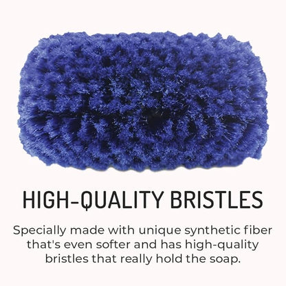 Hi-Tech 14” Car Wash Brush Head – Soft Bristles for Cars, Trucks, RVs, Boats, Campers – Multi-Level Design – Fits Threaded Handles – Flow-Thru Capable