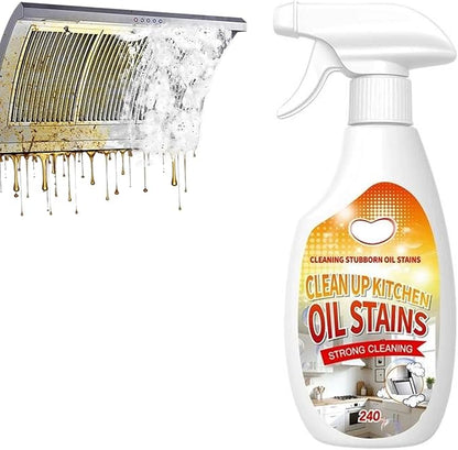 Heavy Duty Degreaser, New Upgrade Kitchen Cleaner, Multi-purpose Oils Stain Cleaner, Clean Up Kitchens Oil Stains, Cleaning Spray for Kitchens & Household & Oven & Stove