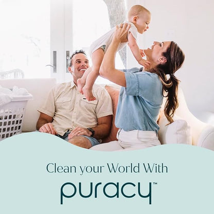 Puracy Natural Dish Soap Packs- Skin-Softening Plant-Based Dishwashing Soap, Non-Toxic Dish Soap, Organic Liquid Dishwashing Detergent Soap (Green Tea & Lime, 16 fl oz, 3 Pack)